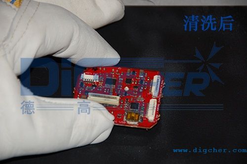 使用德高潔DPT Pro干冰清洗機清洗后